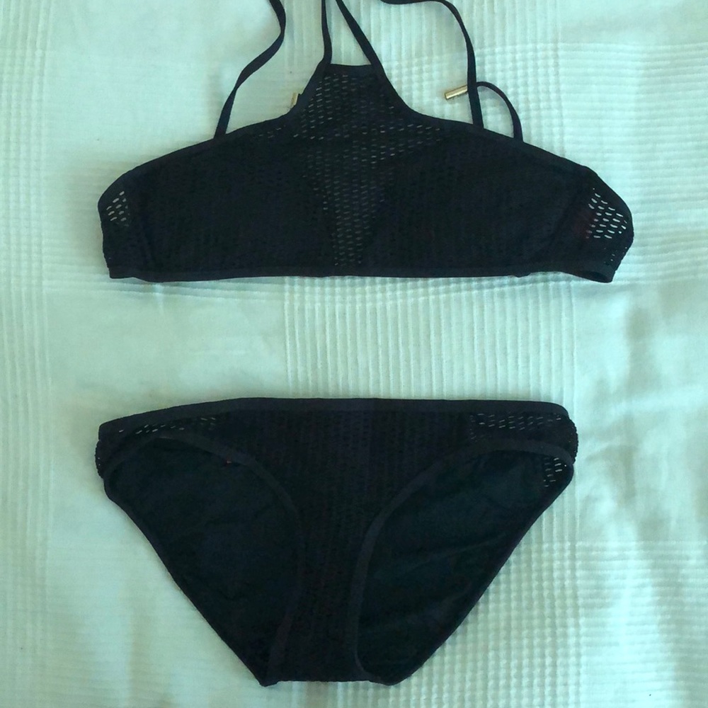 Red Carter Bikini Set